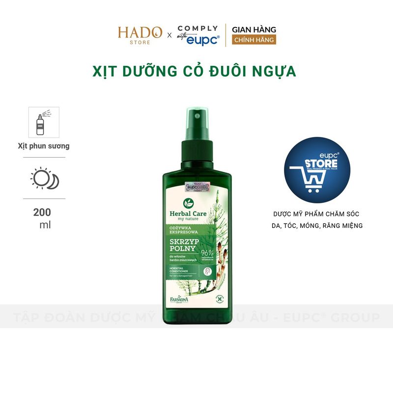 Xịt dưỡng tóc cỏ đuôi ngựa Farmona Herbal Care 200ml