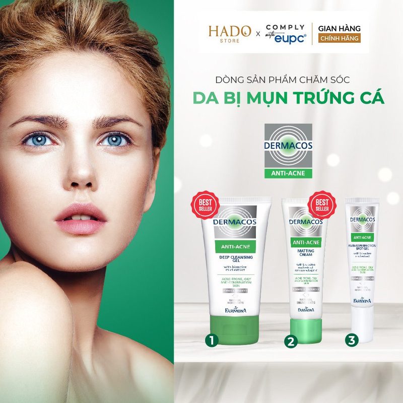 Kem dưỡng kiềm dầu bùn hoạt tính Farmona Dermacos Anti-Acne 50ml - ảnh 5