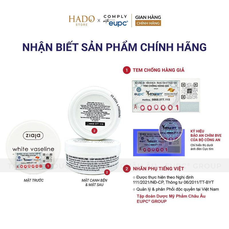 Sáp dưỡng ẩm White Vaseline Ziaja 30ml - ảnh 4