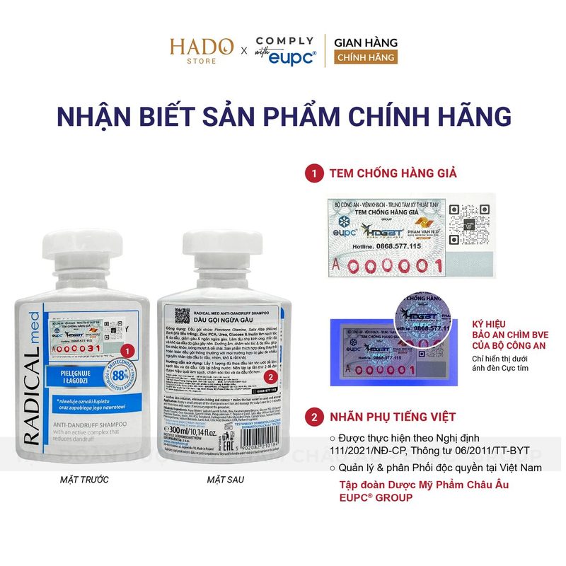 Dầu gội giảm gàu Farmona Radical Med 300ml - ảnh 4