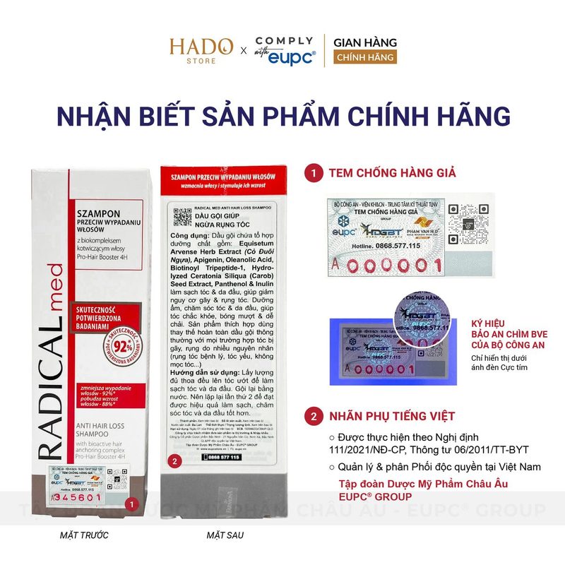 Dầu gội dưỡng tóc giảm gãy rụng Farmona Radical Med 100ml - ảnh 4