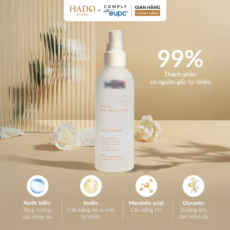 Xịt dưỡng cân bằng da Ziaja Natural Care 200ml - ảnh 2